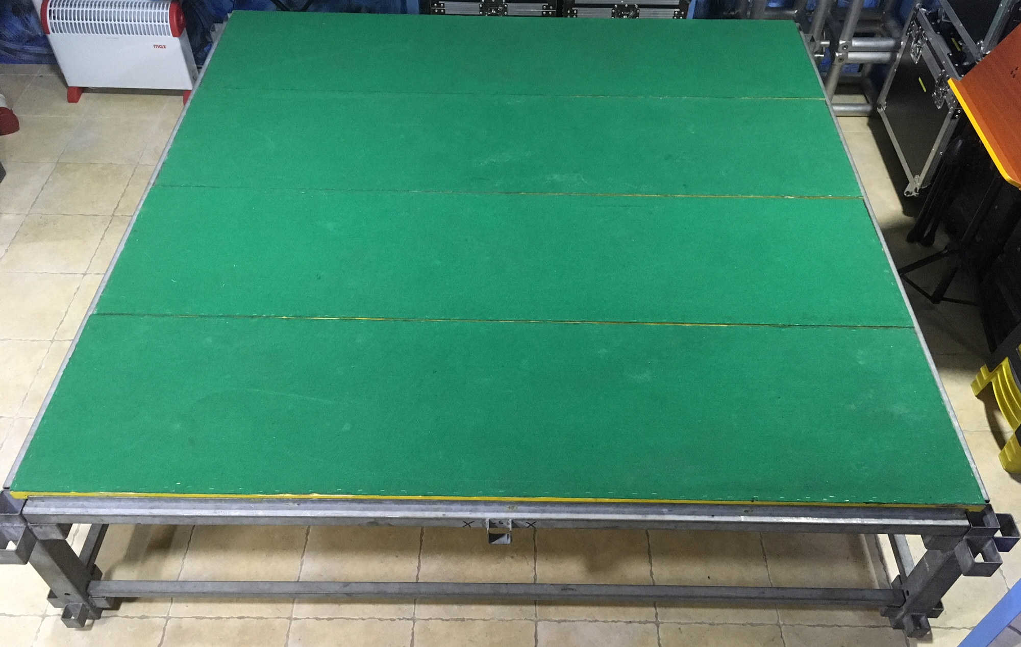 Palchetto pedana per batteria 2x2M - altezza 50 cm - 4 pz -USATO